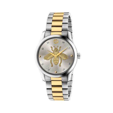 gucci watch bee face|gucci 38mm gold timeless watch.